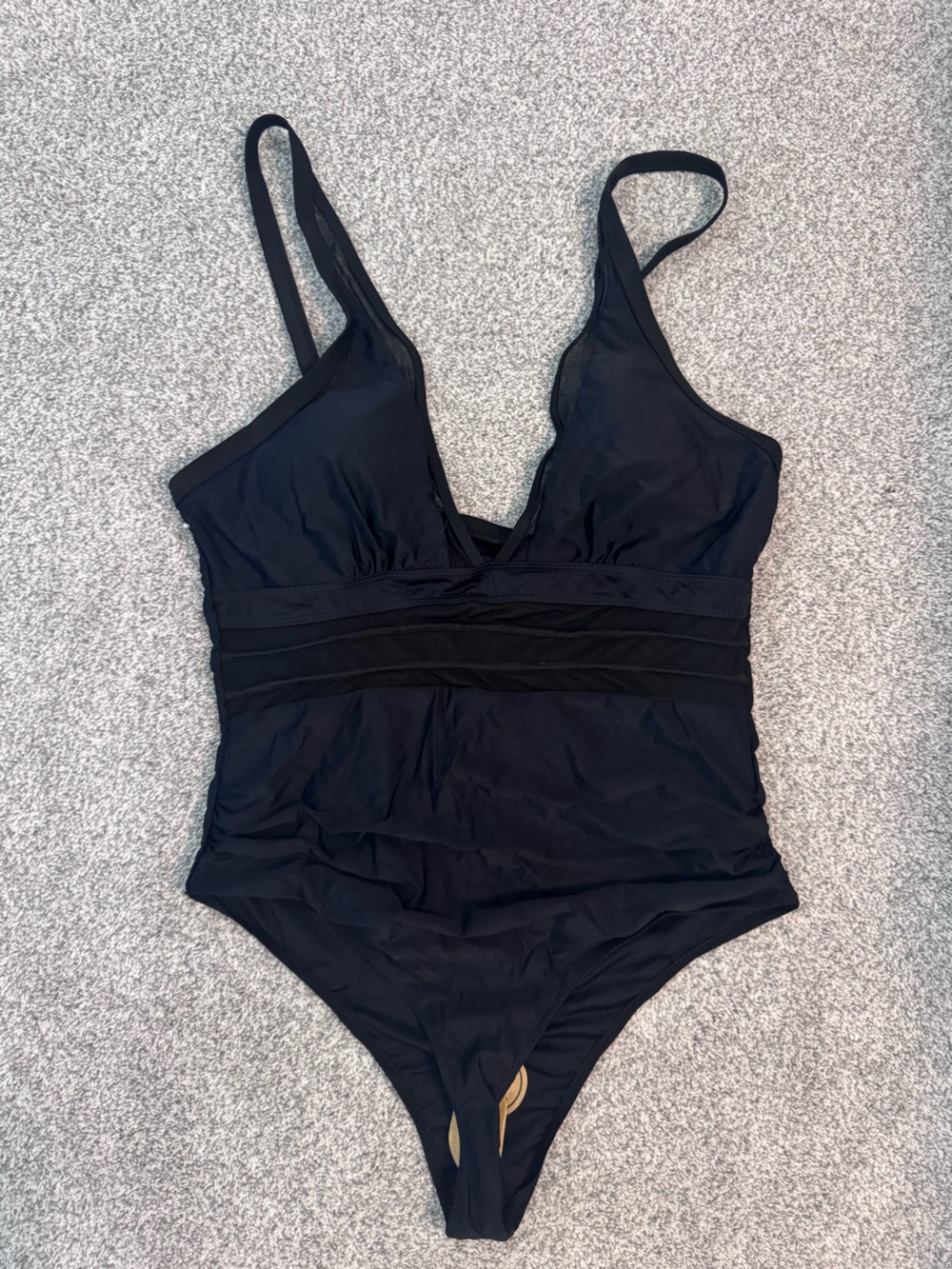 Black Women's One-Piece Swimsuit - Classic Support